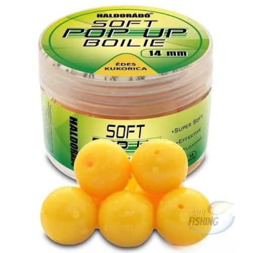 Haldoradó Super Soft Pop Up Boilie 14mm Édes Kukorica