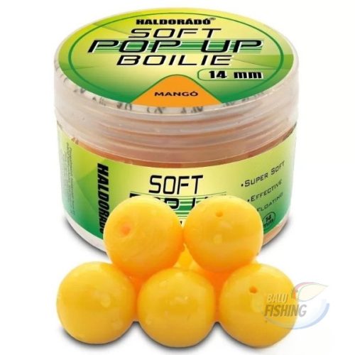 Haldoradó Super Soft Pop Up Boilie 14mm Mangó