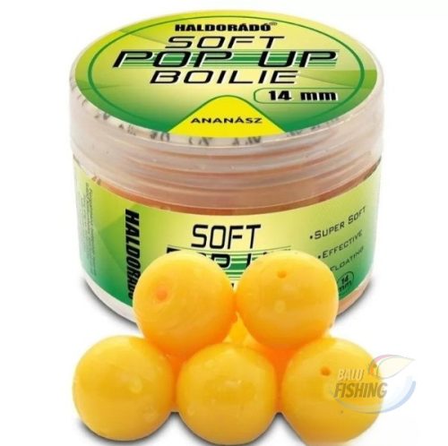 Haldoradó Super soft Pop Up Boilie 14mm Ananász